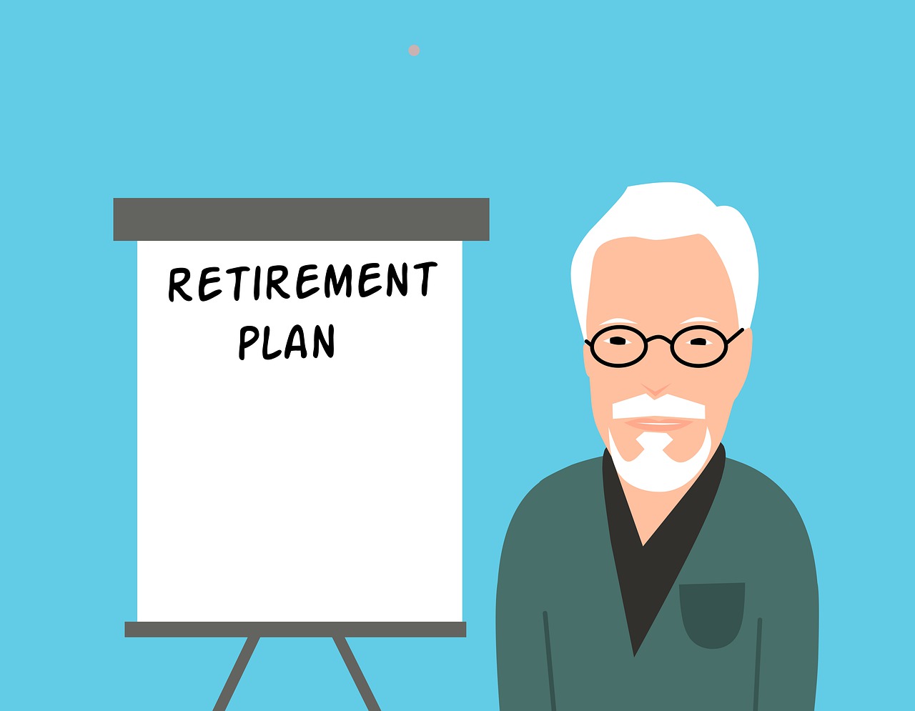 Lifecycle theory concept: a person's human capital declines with age while financial assets grow, with total wealth remaining balanced