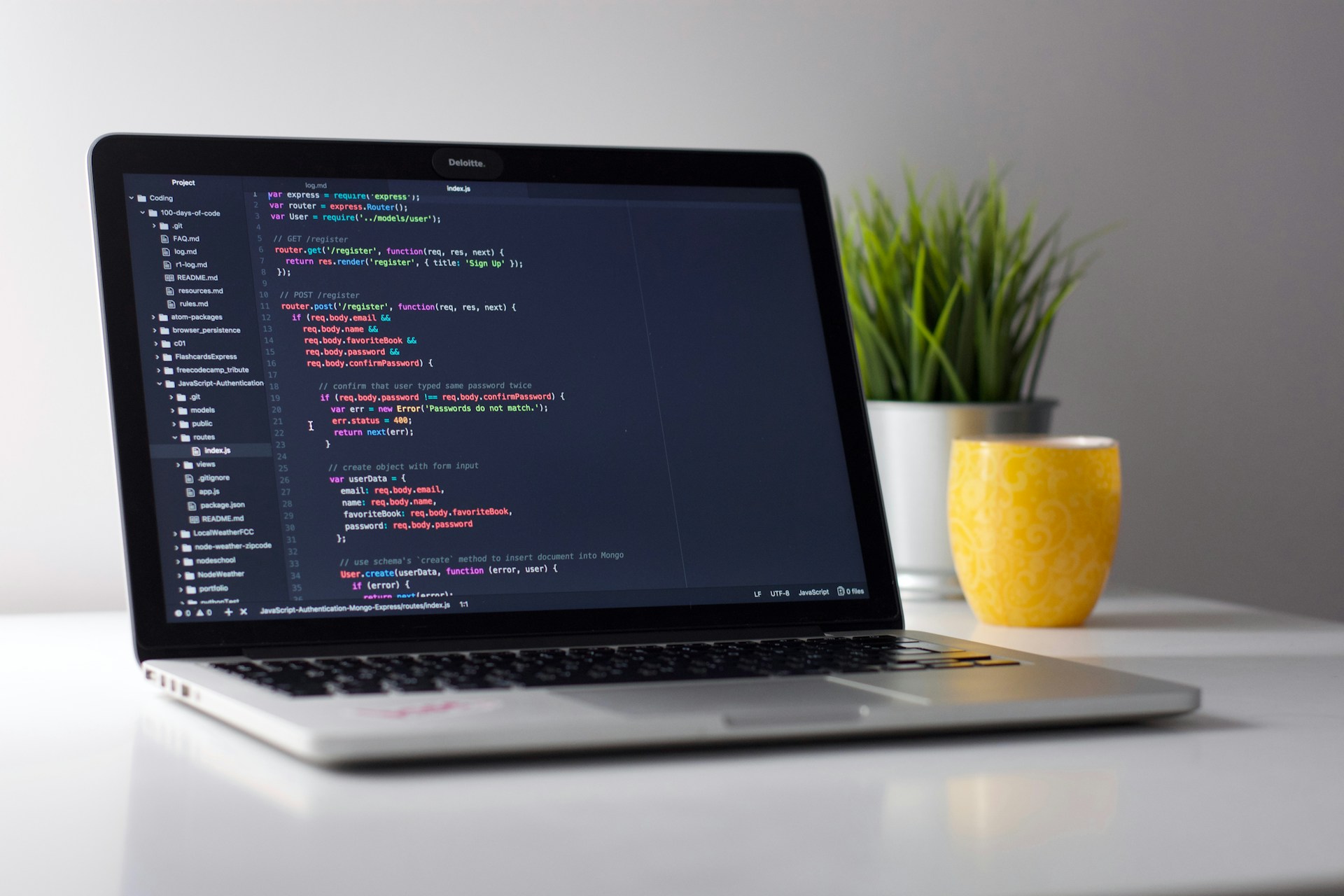 A programmer working late at night, representing the discipline required to ship a solo project