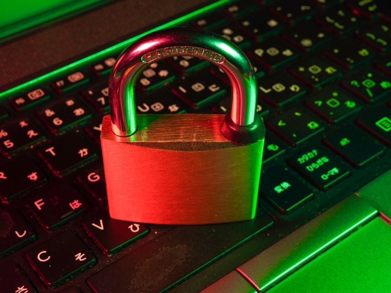 A digital lock symbol representing AppArmor security restrictions on Linux, showing a padlock over a shield icon in blue tones